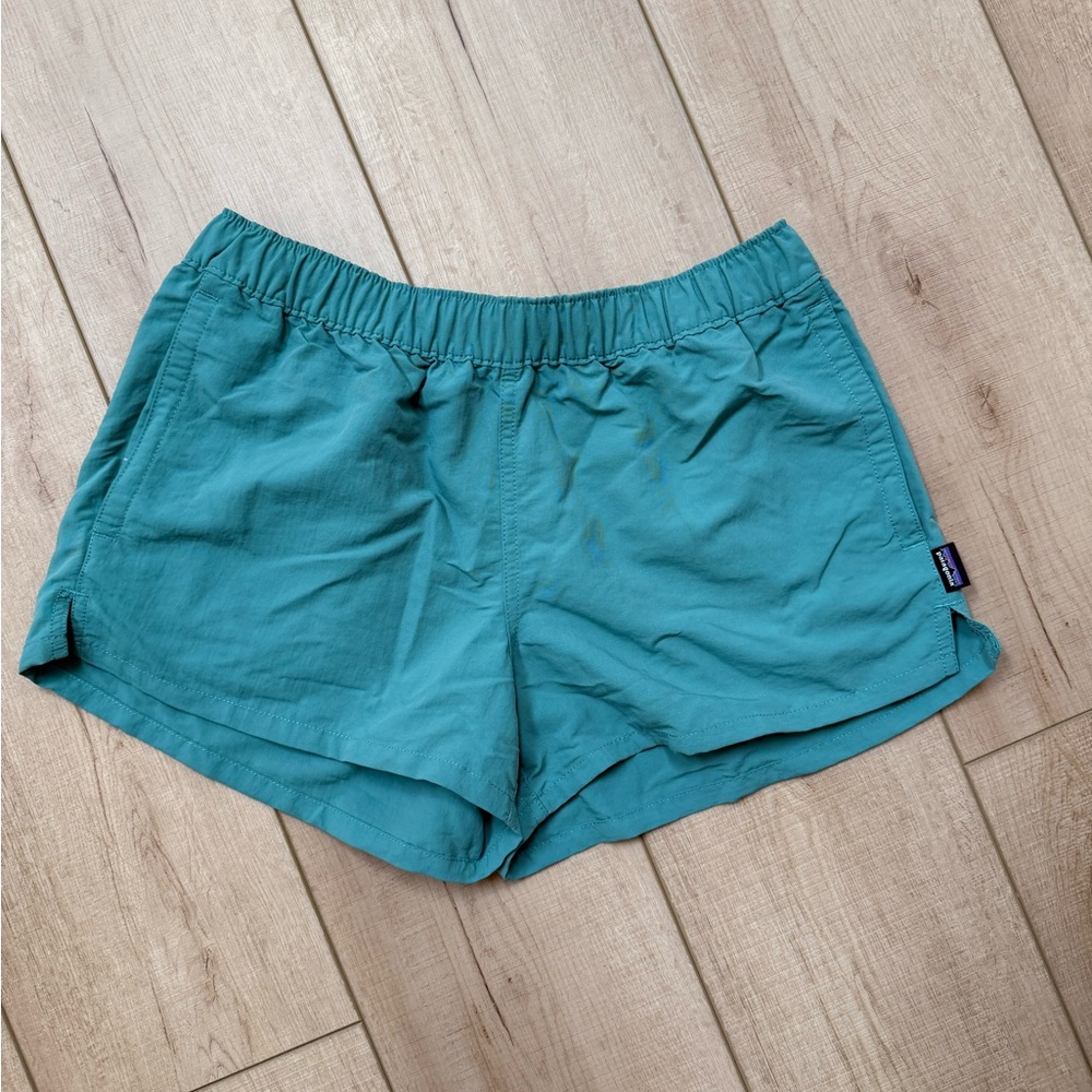 Patagonia Teal Athletic Shorts